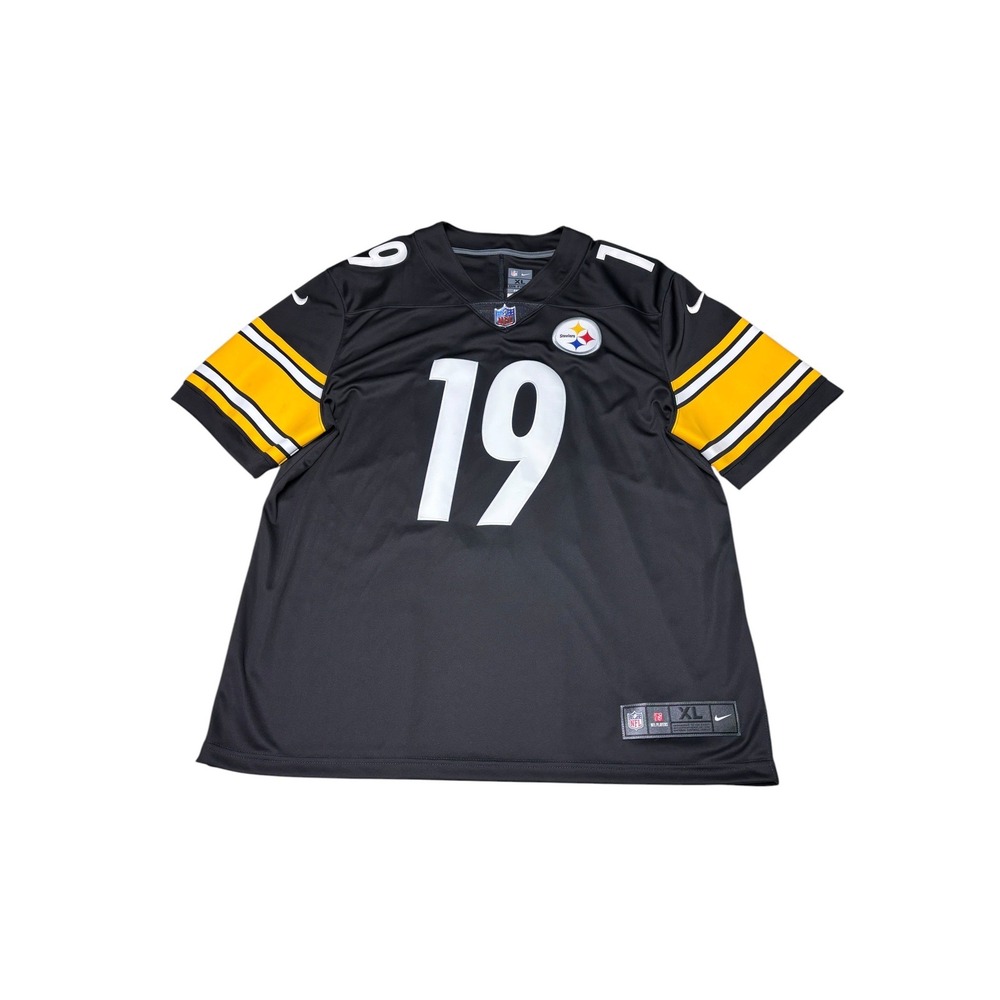 Nike NFL Pittsburgh Steelers JuJu Smith-Schuster 19 Jersey Black Mens XL 850910